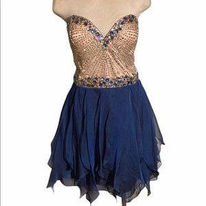 Sherri Hill Beaded Sweetheart Prom Dress Size 14